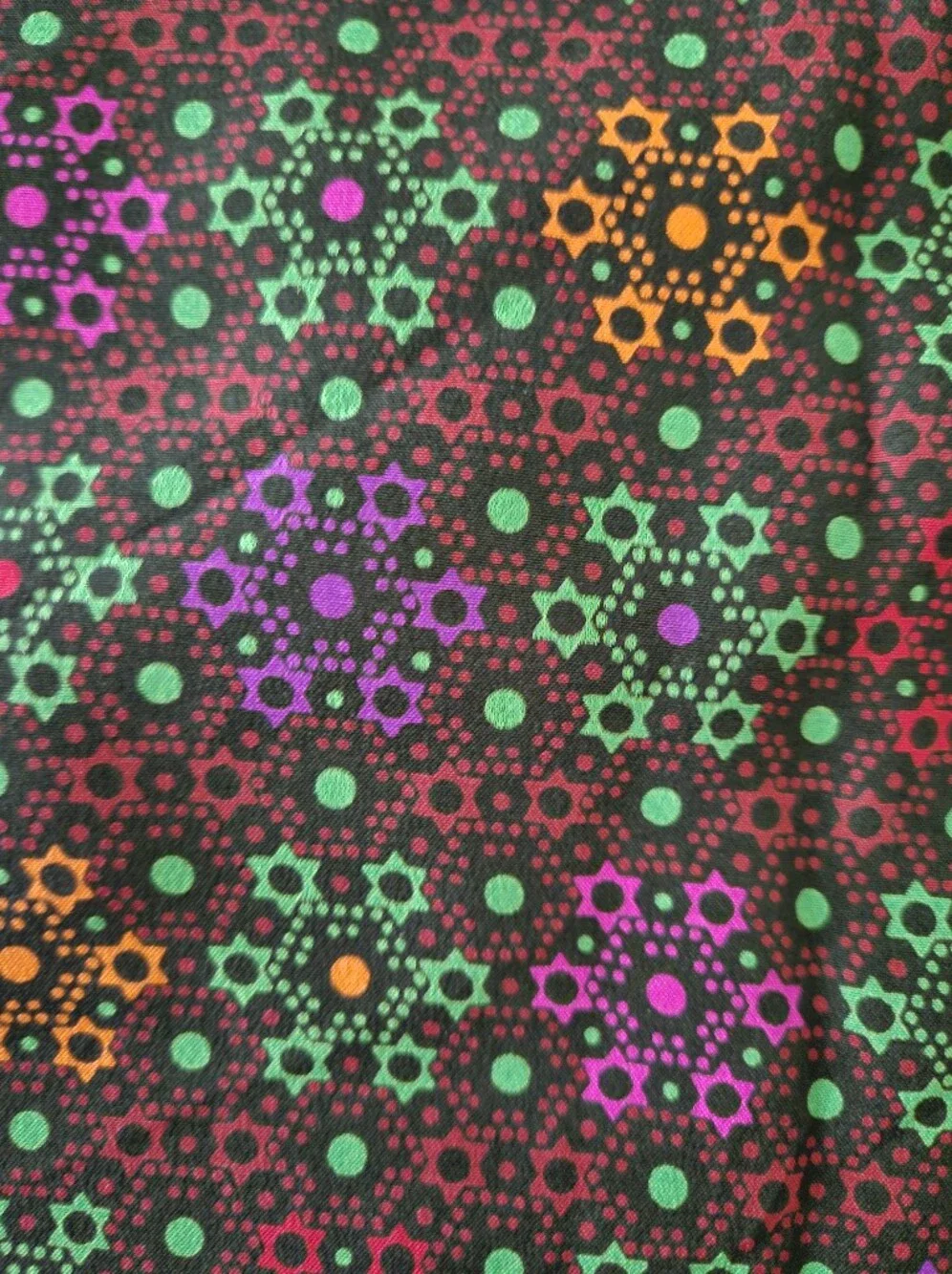 MISSONI Italy Silk Square Geometric Floral Pattern Border Scarf | SZ 33